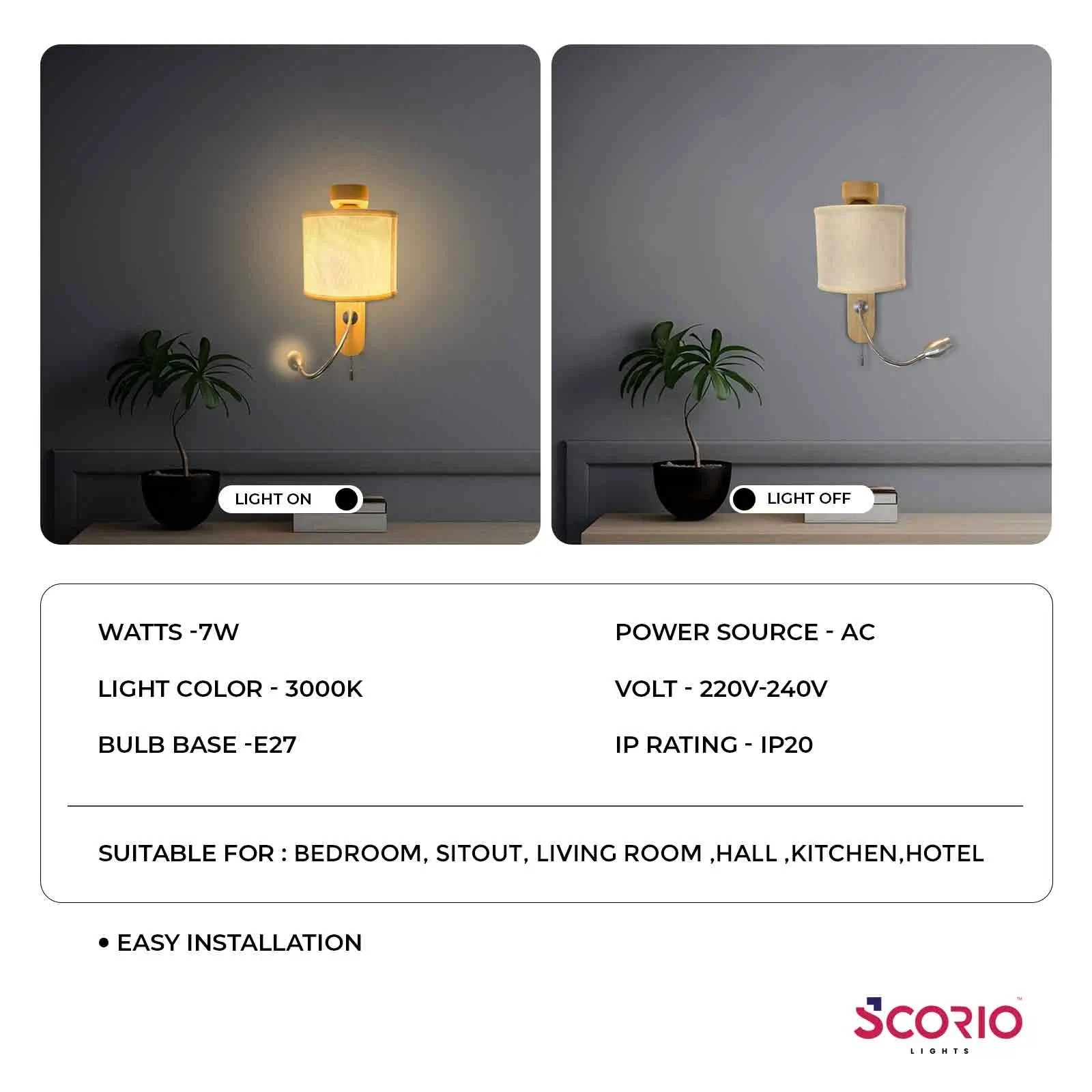 AuroraGlow Premium Wall Light