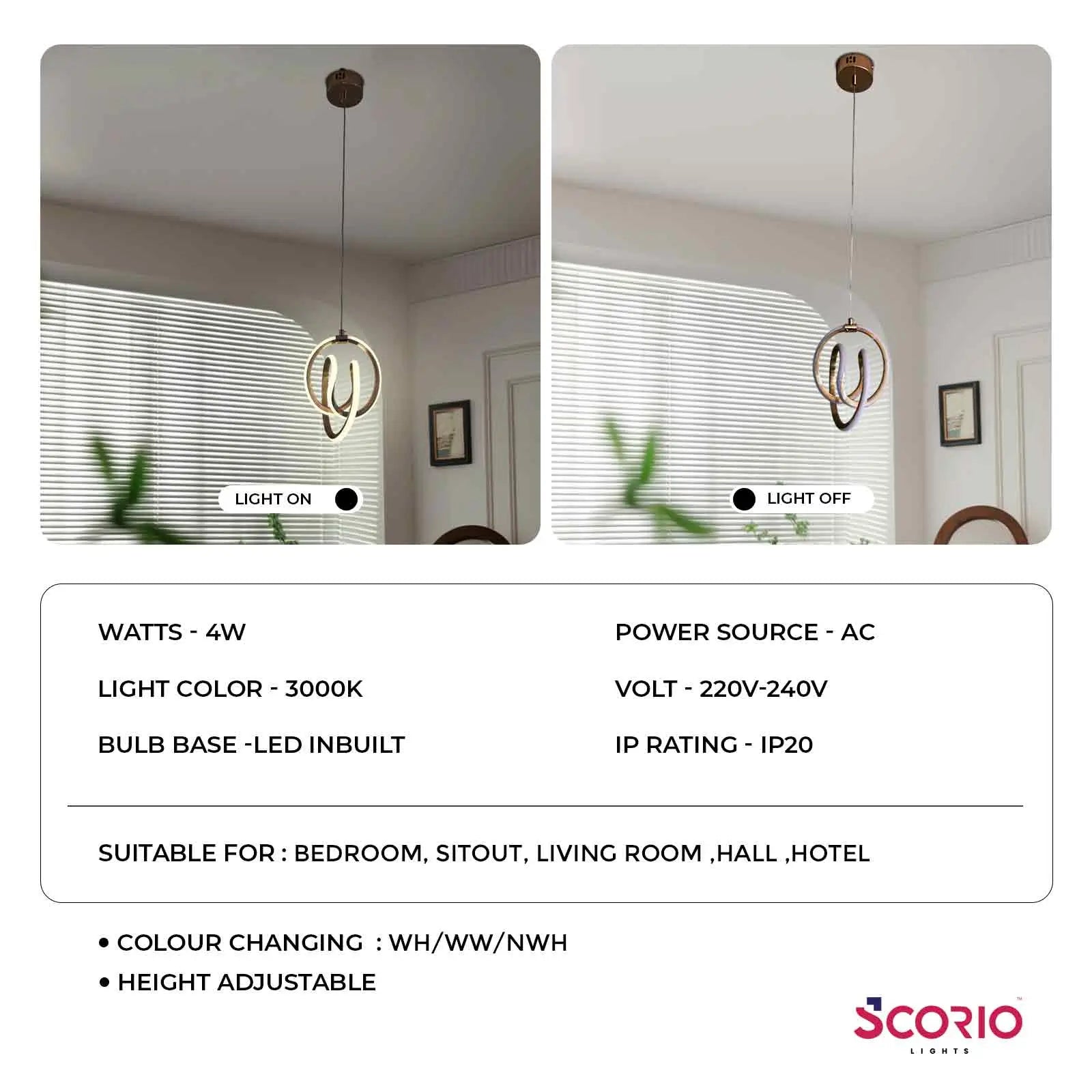 HaloDome LED Hanging Light