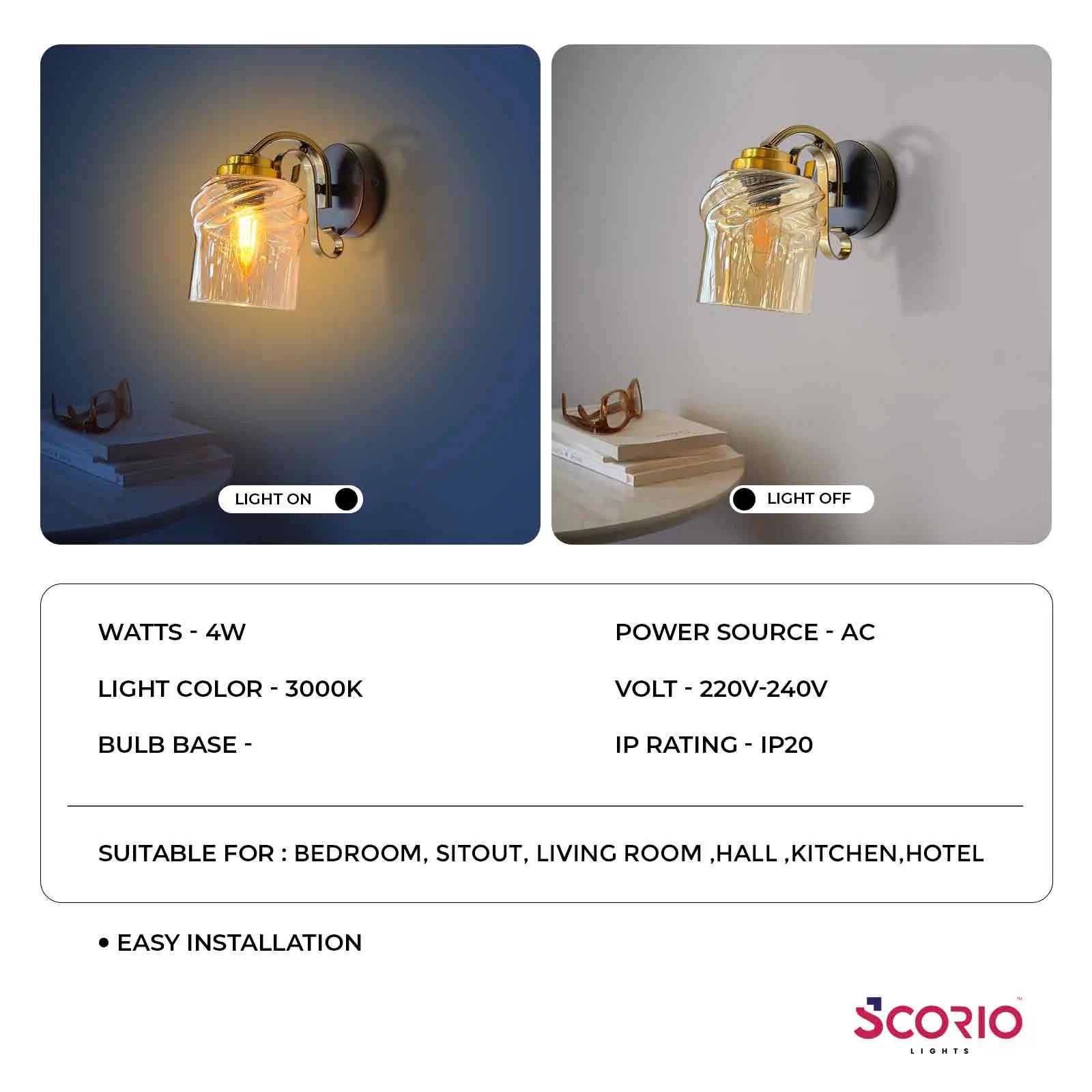 Klyra  Wall Light