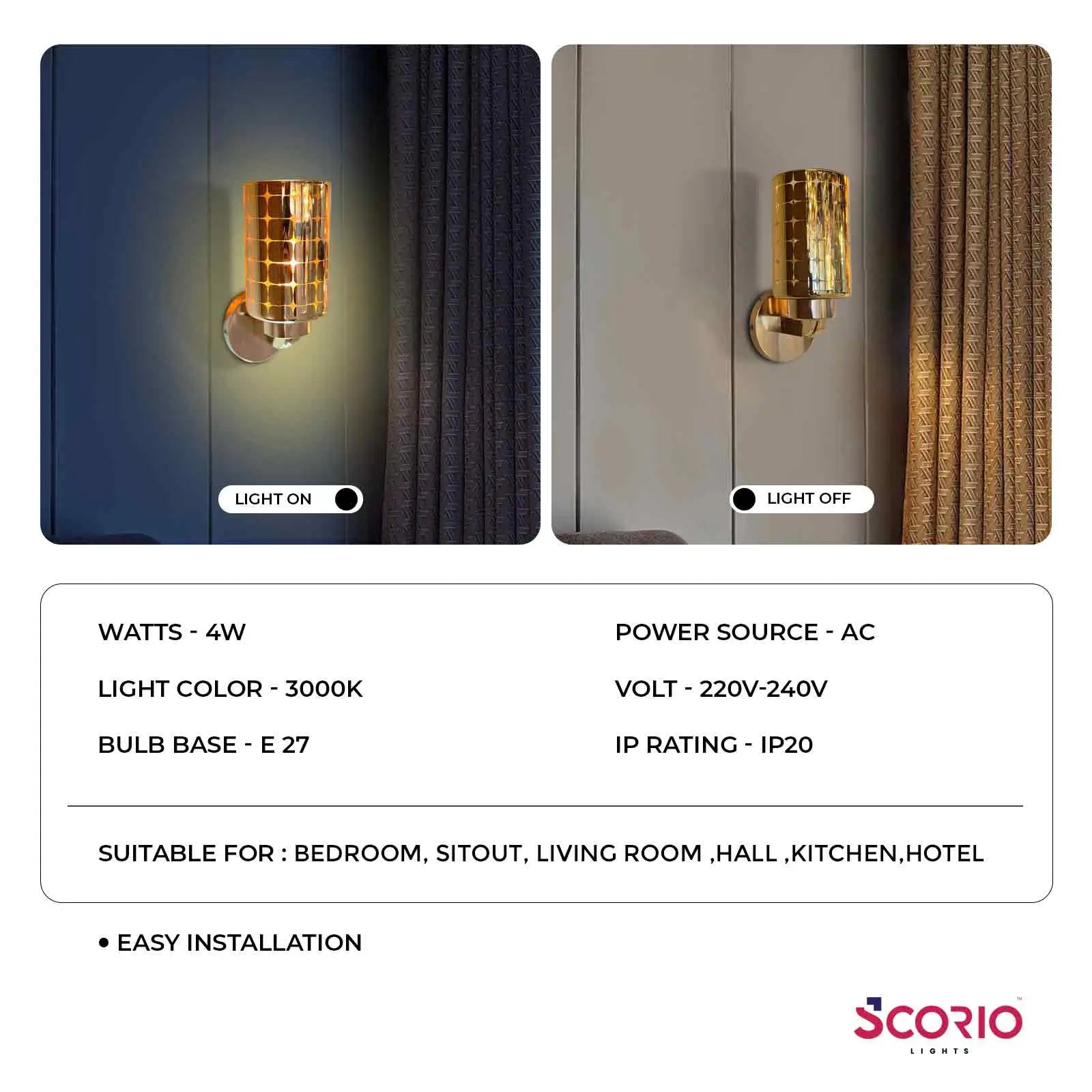 Zyton LED Wall Light